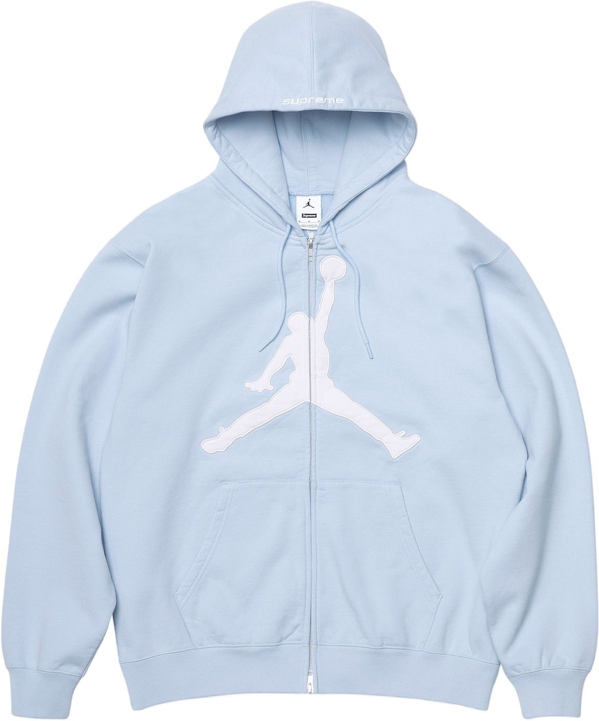 Supreme®/Jordan® Zip Up Hooded Sweatshirt view 15